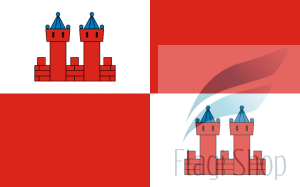 Flaga miasta BYCZYNA - na zamówienie 110x70 Byczyny   