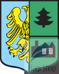 Flaga miasta KOLONOWSKIE - na zamówienie 110x70 Kolonowskiego   