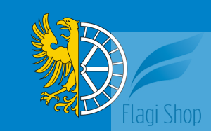 Flaga miasta KRAPKOWICE - na zamówienie 110x70 Krapkowic   