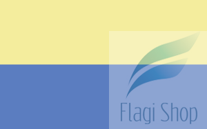 Flaga miasta LEŚNICA - na zamówienie 110x70 Leśnicy   