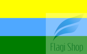 Flaga miasta LEWIN BRZESKI - na zamówienie 110x70 Lewina Brzeskiego  