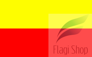 Flaga miasta NYSA - na zamówienie 110x70 Nysy   