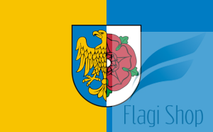 Flaga gminy OLESNO - na zamówienie 110x70 Olesna Oleśna   