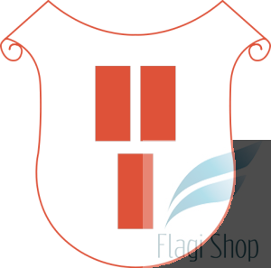 Flaga miasta TUŁOWICE - na zamówienie 110x70 Tułowic   