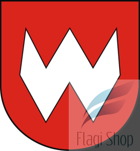 Flaga miasta KROŚNIEWICE - na zamówienie 150x90 Krośniewic   