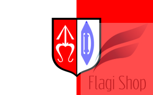 Flaga miasta OZORKÓW - na zamówienie 150x90 