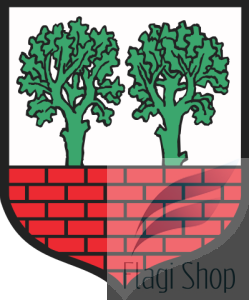 Flaga miasta PODDĘBICE - na zamówienie 110x70