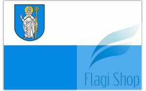 Flaga miasta RZGÓW - na zamówienie 110x70