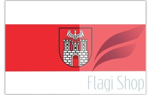 Flaga miasta SIERADZ - na zamówienie 150x90