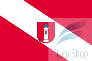 Flaga miasta WIELUŃ - na zamówienie 150x90