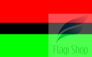 Flaga miasta WIERUSZÓW - na zamówienie 110x70