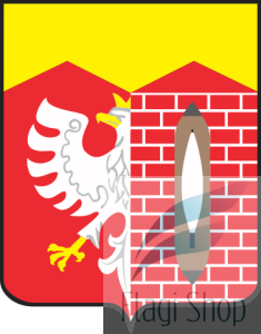 Flaga miasta ZELÓW - na zamówienie 110x70