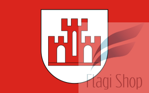 Flaga miasta ŻYCHLIN - na zamówienie 110x70