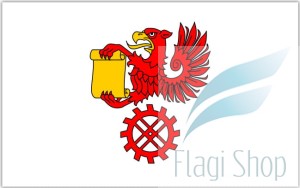 Flaga miasta KĘPICE - na zamówienie 110x70 Kępic   