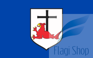 Flaga miasta ŁEBA - na zamówienie 150x90 Łeby   