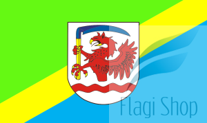 Flaga miasta MIASTKO - na zamówienie 150x90 Miastka   