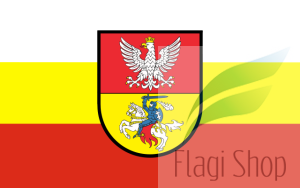 Flaga miasta BIAŁYSTOK - na zamówienie 110x70