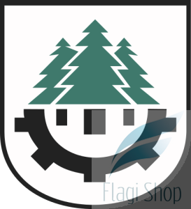 Flaga miasta CZARNA BIAŁOSTOCKA - na zamówienie 150x90