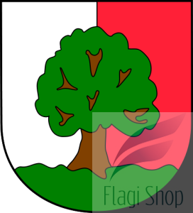 Flaga miasta DĄBROWA BIAŁOSTOCKA - na zamówienie 150x90 