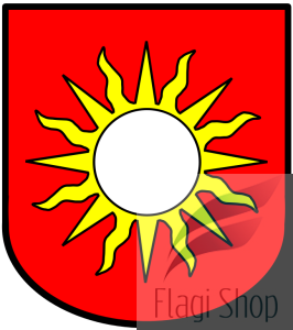 Flaga miasta Busko-Zdrój - na zamówienie 150x90 Buska-Zdroju   