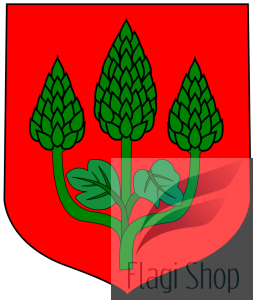 Flaga miasta Chmielnik - na zamówienie 150x90 Chmielnika   