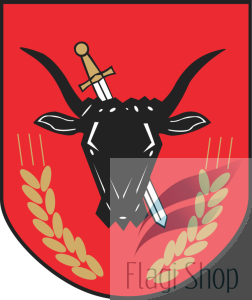 Flaga miasta Kazimierza Wielka - na zamówienie 110x70 Kazimierzy Wielkiej