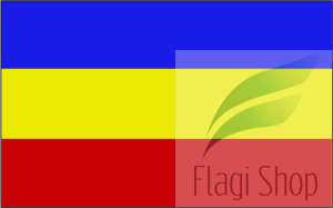 Flaga miasta Kunów - na zamówienie 150x90 Kunowa   