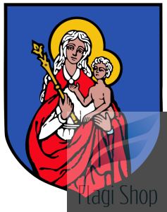 Flaga miasta Łagów - na zamówienie 150x90 Łagowa   