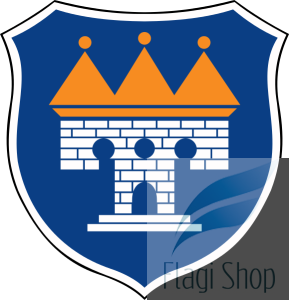 Flaga miasta Opatów - na zamówienie 110x70 Opatowa   