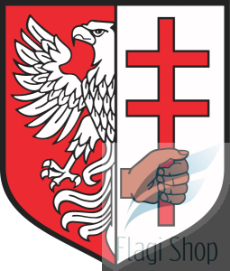 Flaga miasta Osiek - na zamówienie 150x90 Osieka Osieku   