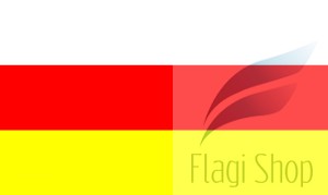 Flaga miasta Pierzchnica - na zamówienie 110x70 Pierzchnicy 