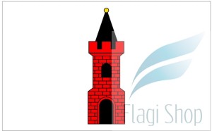 Flaga miasta Radoszyce - na zamówienie 150x90 Radoszyc   