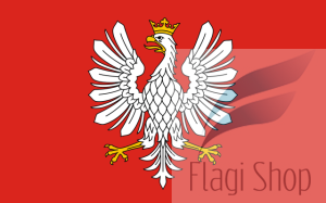 Flaga miasta Sandomierz - na zamówienie 110x70 Sandomierza   