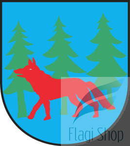 Flaga miasta GRAJEWO - na zamówienie 110x70