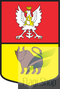 Flaga miasta KNYSZYN - na zamówienie 110x70 