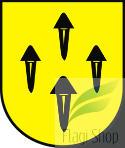 Flaga miasta RAJGRÓD - na zamówienie 150x90 