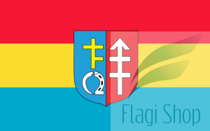 Flaga miasta SIEMIATYCZE - na zamówienie 150x90 