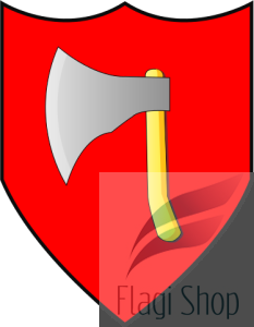 Flaga miasta STAWISKI - na zamówienie 110x70