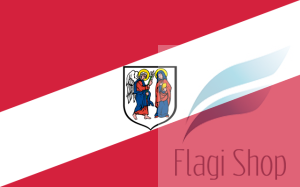 Flaga miasta SUPRAŚL - na zamówienie 110x70 