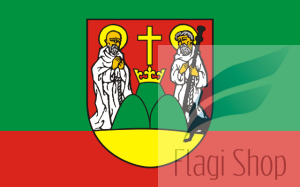 Flaga miasta SUWAŁKI - na zamówienie 110x70 