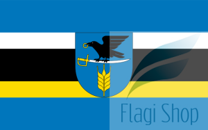 Flaga miasta SZEPIETOWO - na zamówienie 150x90 