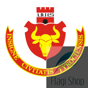 Flaga miasta TYKOCIN - na zamówienie 150x90 