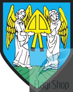 Flaga miasta Barczewo - na zamówienie 150x90 Barczewa   