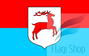 Flaga miasta ZABŁUDÓW - na zamówienie 150x90 