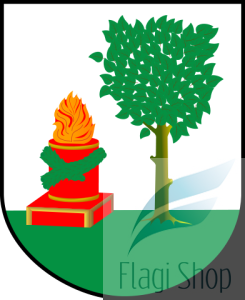 Flaga miasta Biała Piska - na zamówienie 150x90 Białej Piskiej 