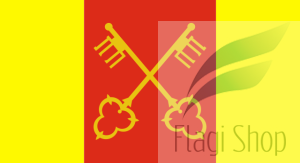 Flaga miasta Babimost - na zamówienie 110x70 Babimostu