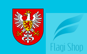 Flaga miasta Kargowa - na zamówienie 150x90 Kargowej