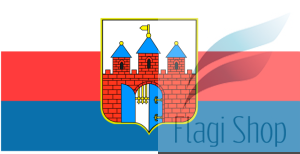 Flaga miasta Bydgoszcz - na zamówienie 150x90 miasta Bydgoszcz