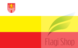 Flaga miasta Lubsko - na zamówienie 150x90 Lubska