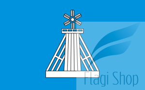 Flaga miasta Ciechocinek - na zamówienie 150x90 miasta Ciechocinka